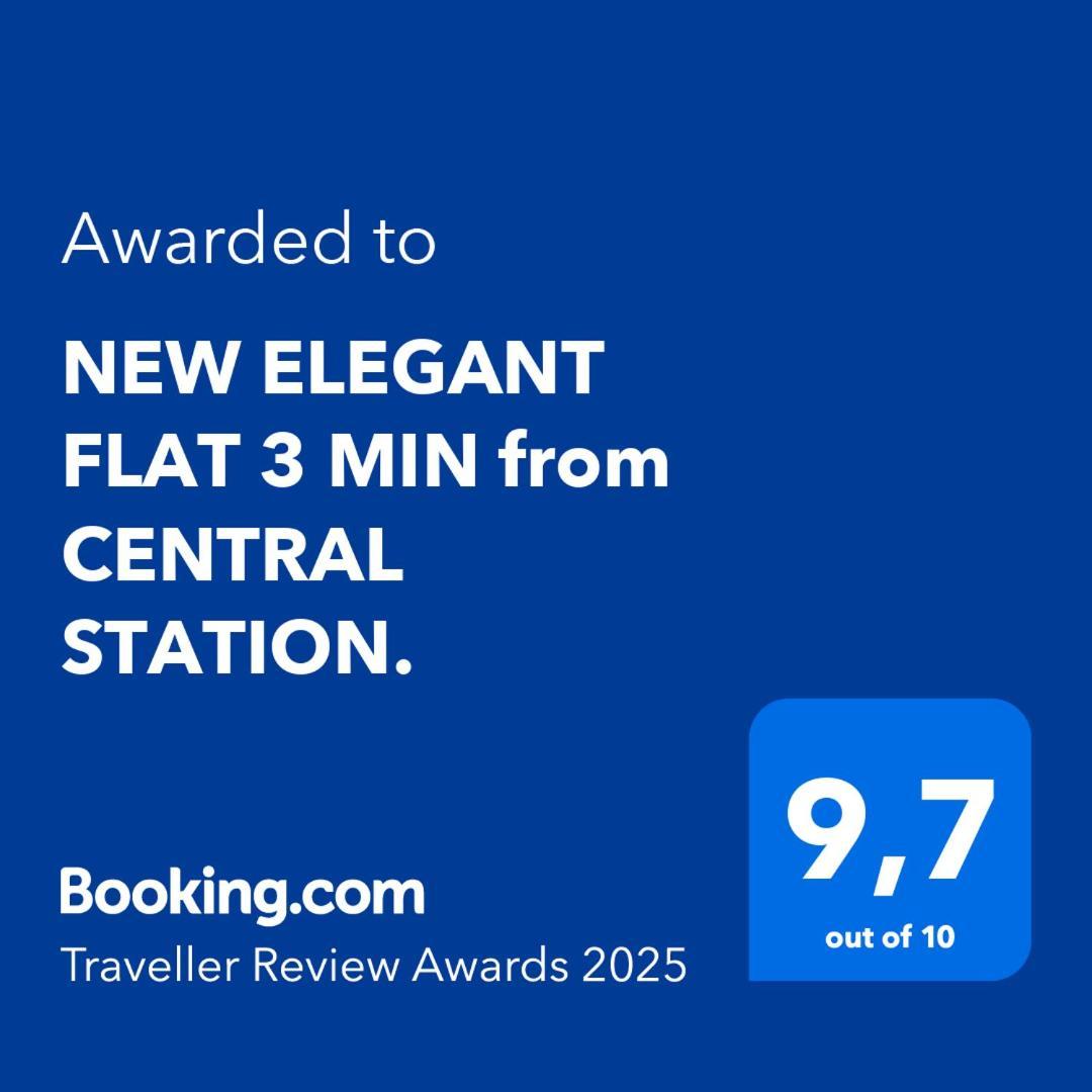 New Elegant Flat 3 Min From Central Station. Milano Ngoại thất bức ảnh